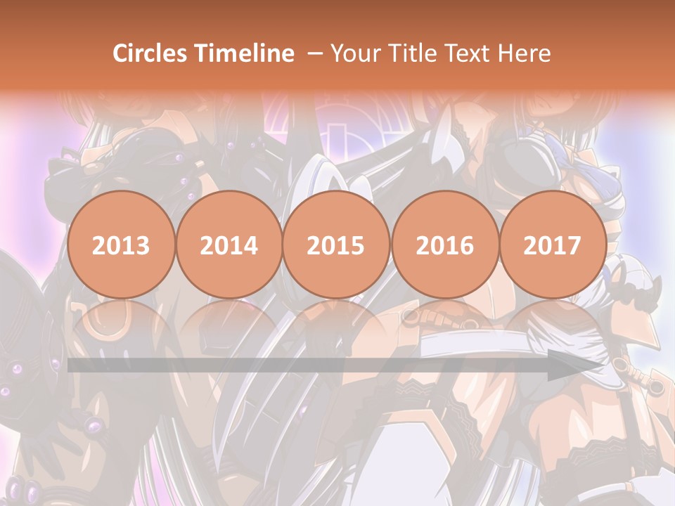 A Group Of Anime Characters Standing Next To Each Other PowerPoint Template