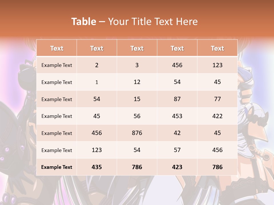 A Group Of Anime Characters Standing Next To Each Other PowerPoint Template