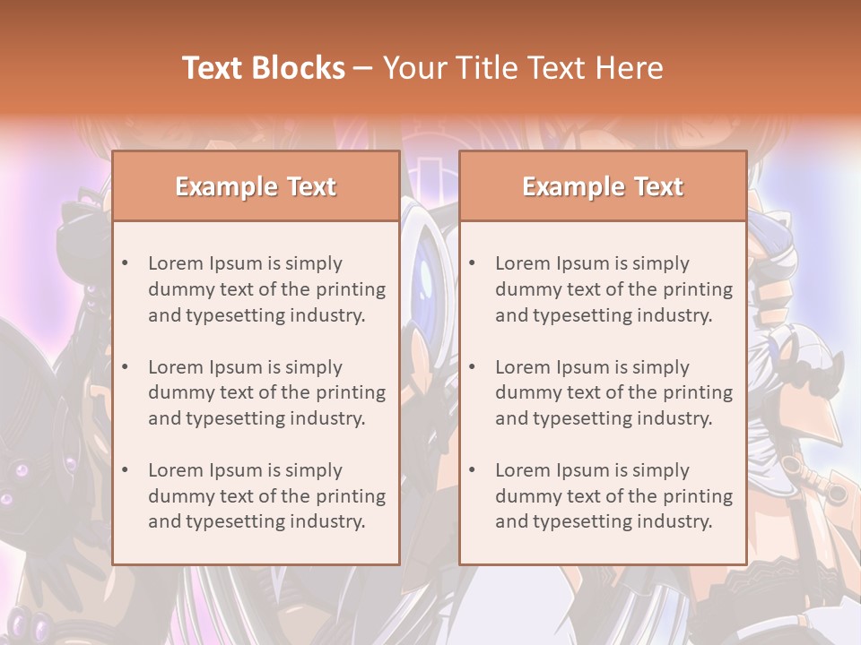 A Group Of Anime Characters Standing Next To Each Other PowerPoint Template