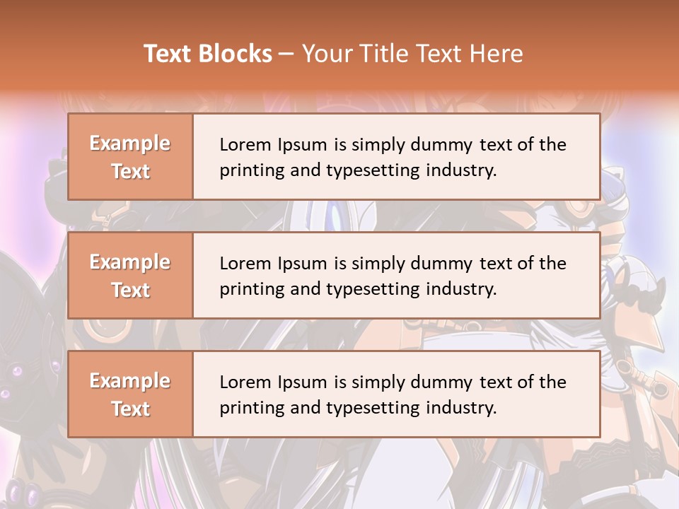 A Group Of Anime Characters Standing Next To Each Other PowerPoint Template