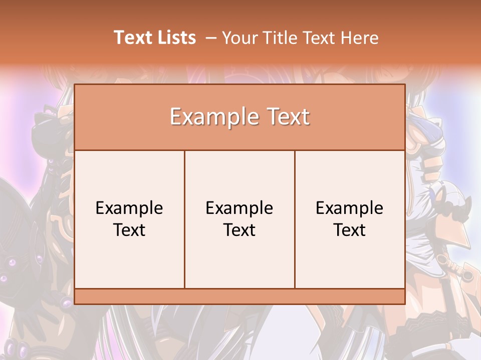 A Group Of Anime Characters Standing Next To Each Other PowerPoint Template