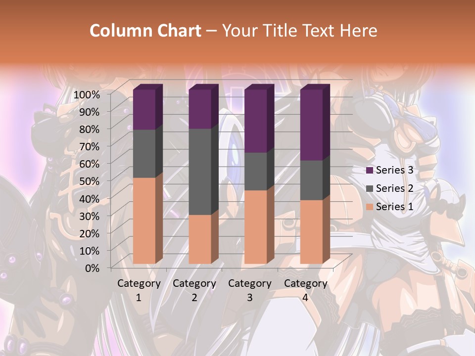 A Group Of Anime Characters Standing Next To Each Other PowerPoint Template