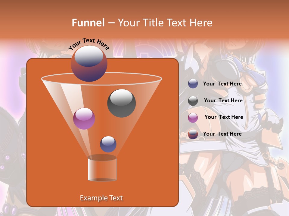 A Group Of Anime Characters Standing Next To Each Other PowerPoint Template