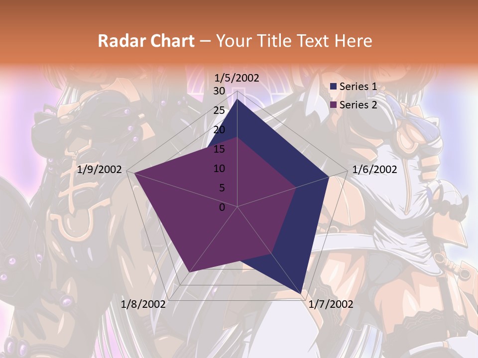 A Group Of Anime Characters Standing Next To Each Other PowerPoint Template