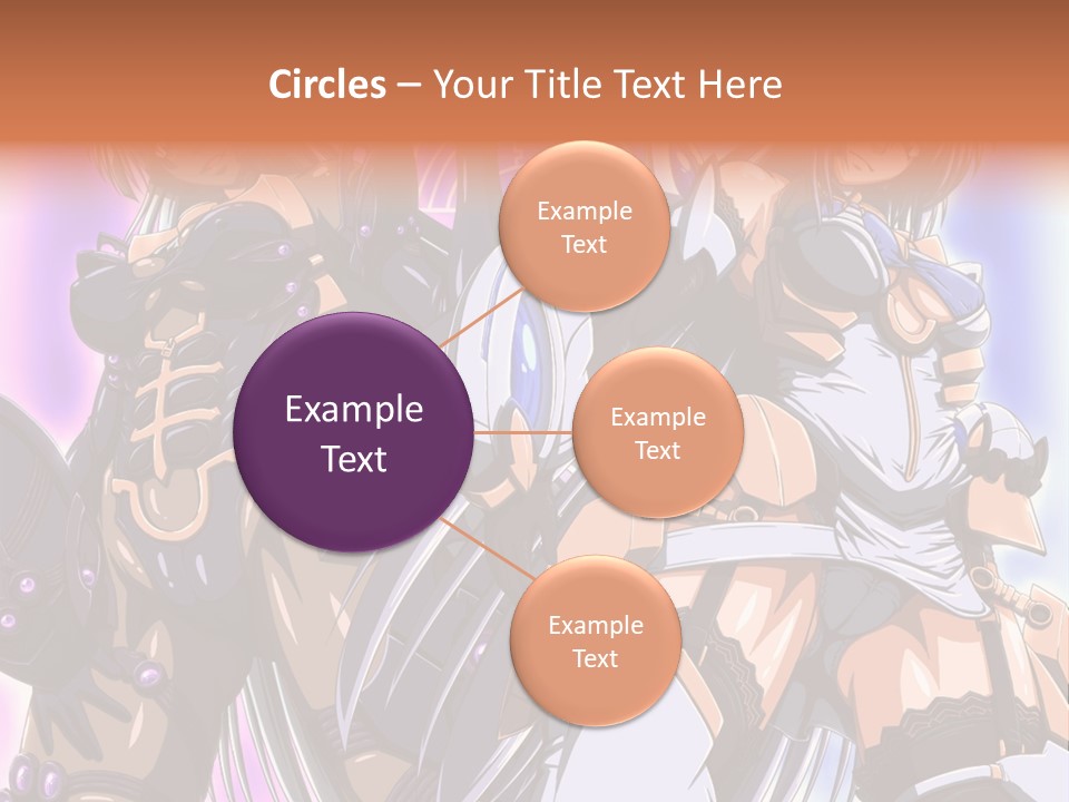 A Group Of Anime Characters Standing Next To Each Other PowerPoint Template