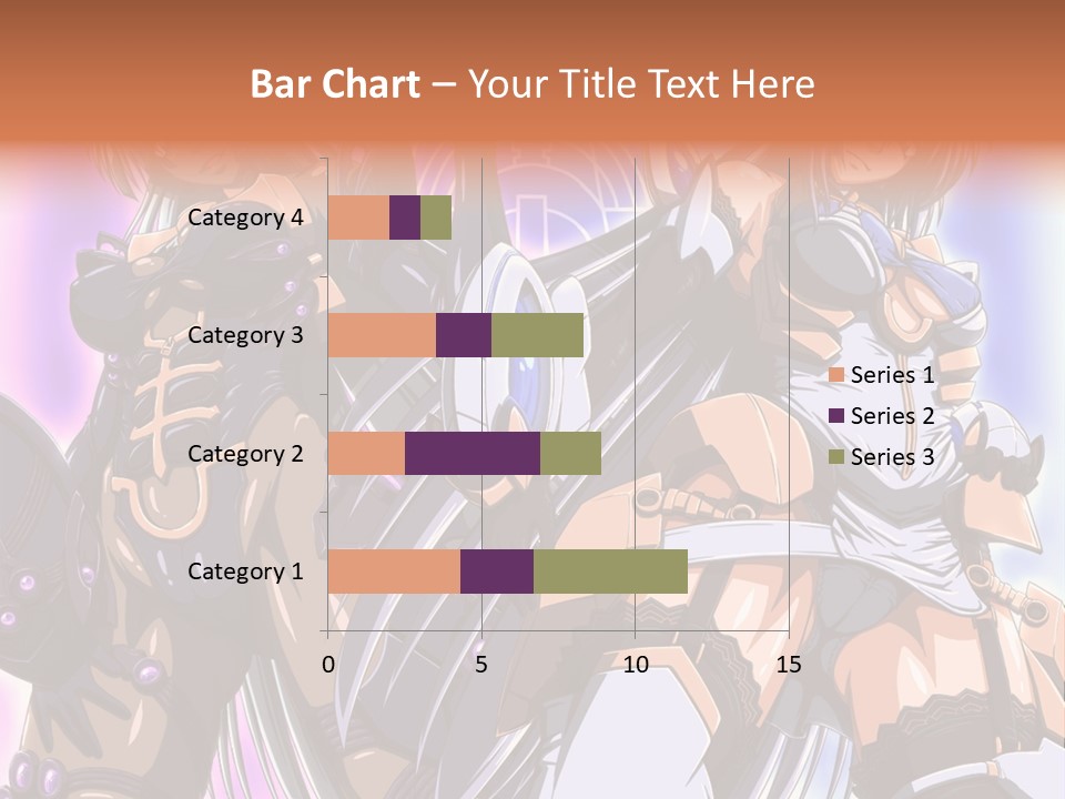 A Group Of Anime Characters Standing Next To Each Other PowerPoint Template