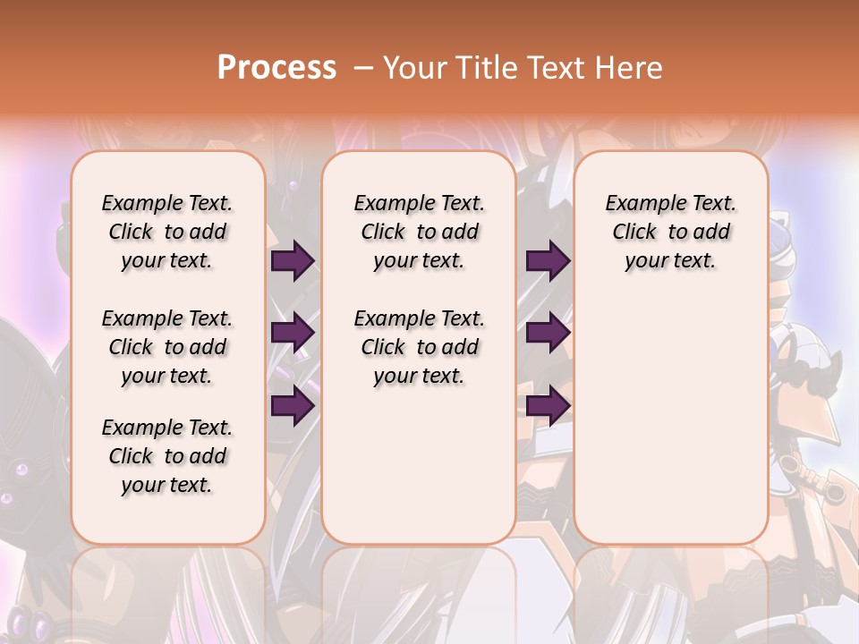 A Group Of Anime Characters Standing Next To Each Other PowerPoint Template