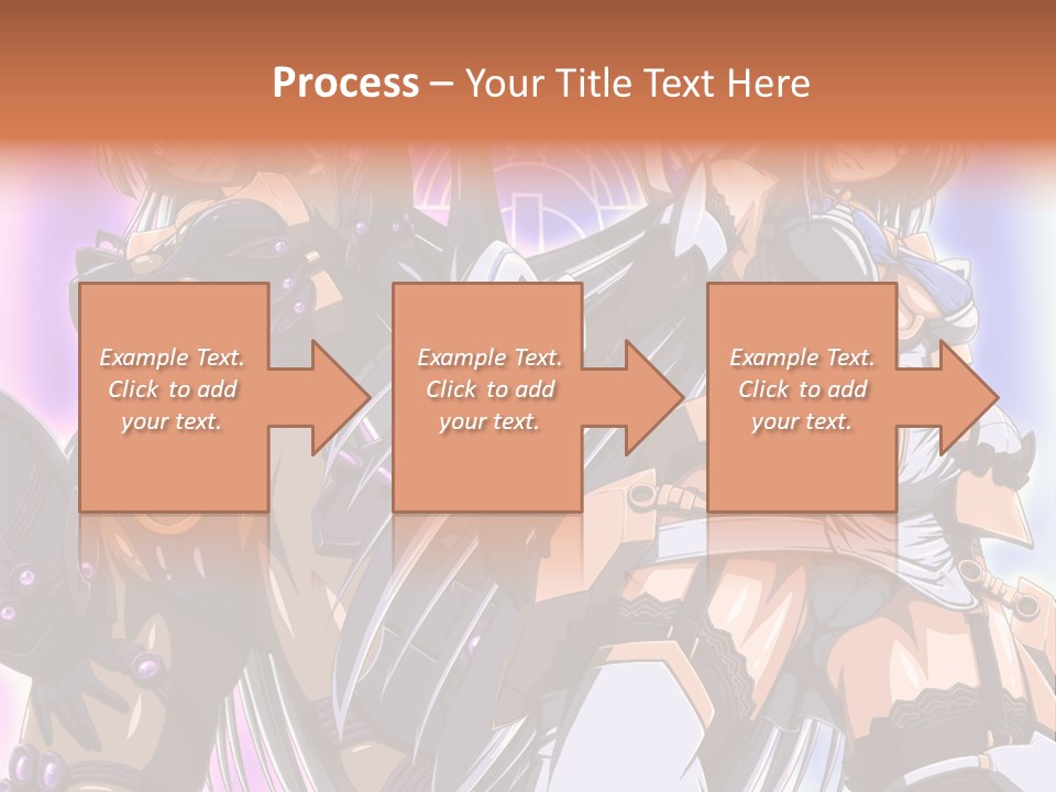 A Group Of Anime Characters Standing Next To Each Other PowerPoint Template