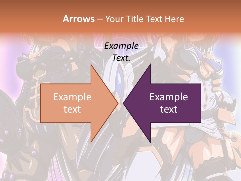 A Group Of Anime Characters Standing Next To Each Other PowerPoint Template