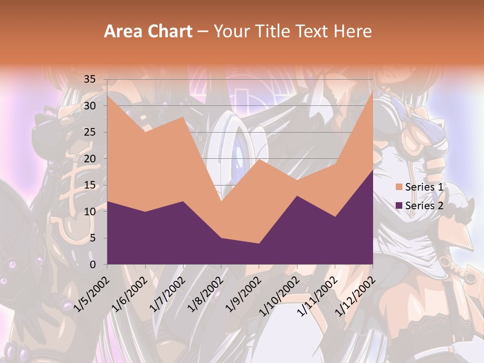 A Group Of Anime Characters Standing Next To Each Other PowerPoint Template