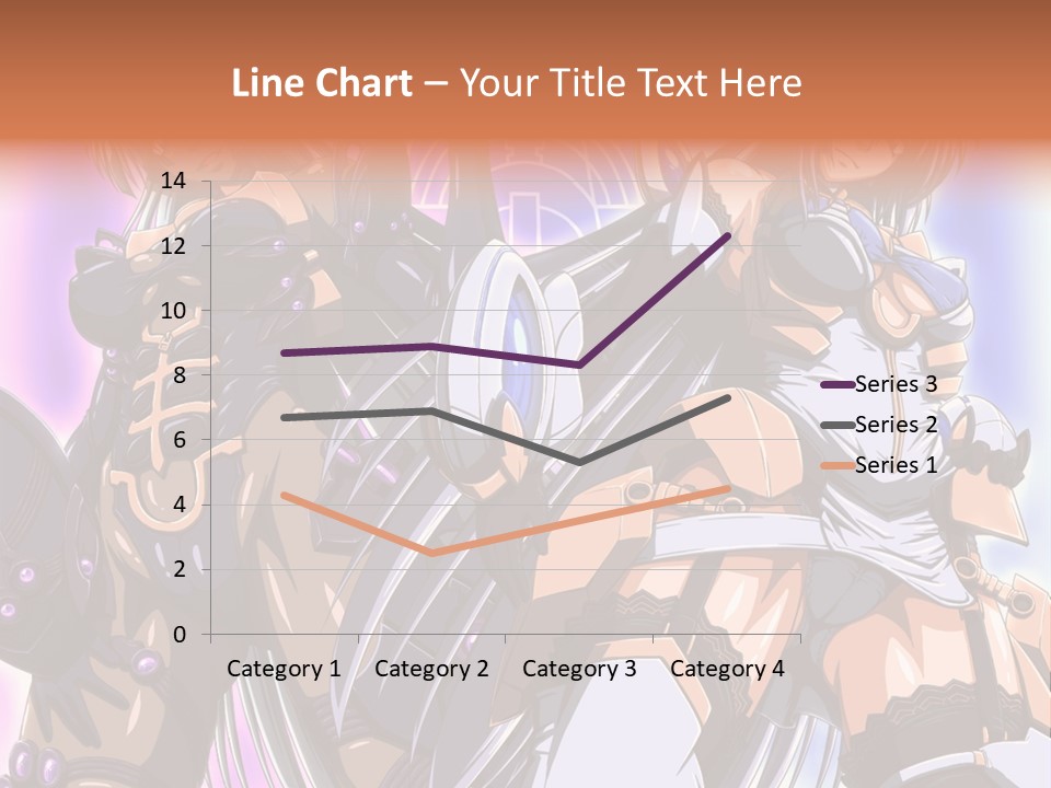 A Group Of Anime Characters Standing Next To Each Other PowerPoint Template