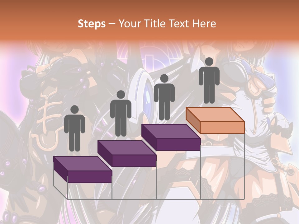 A Group Of Anime Characters Standing Next To Each Other PowerPoint Template