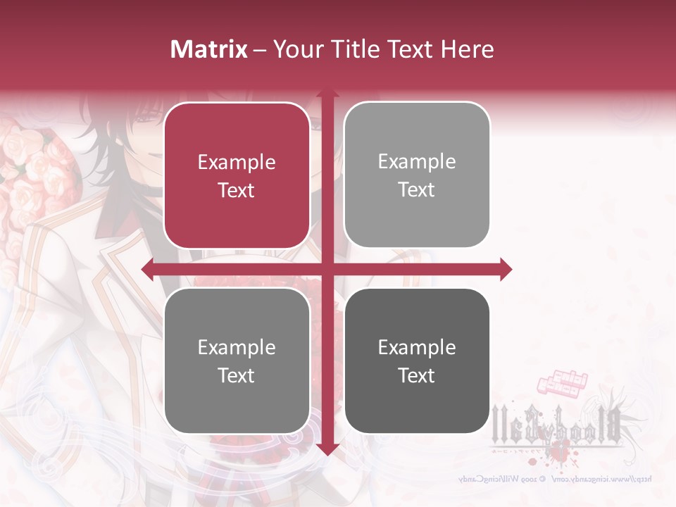 A Couple Holding A Bouquet Of Roses Powerpoint Template PowerPoint Template