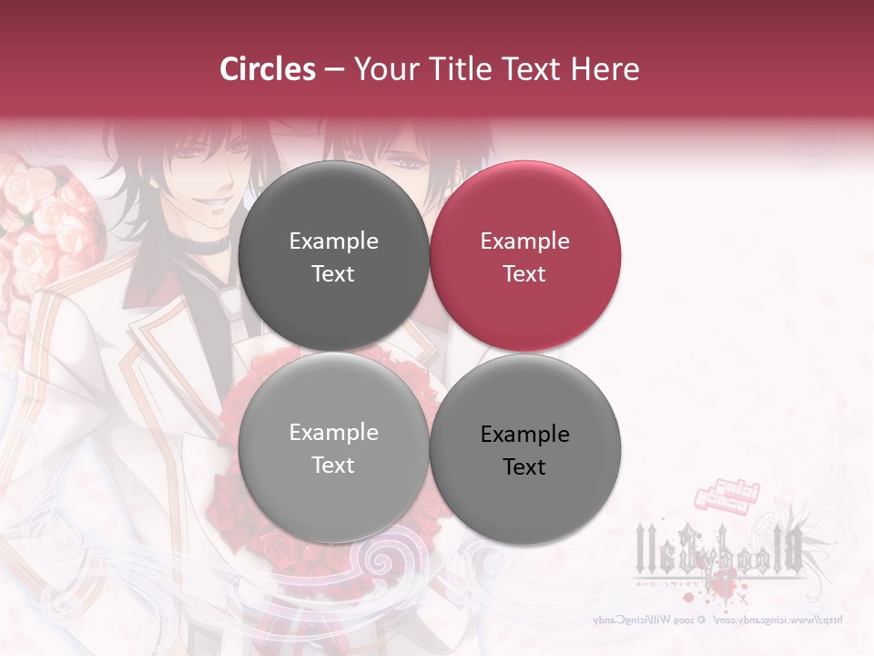 A Couple Holding A Bouquet Of Roses Powerpoint Template PowerPoint Template