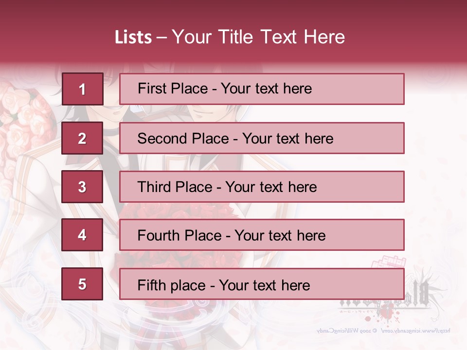 A Couple Holding A Bouquet Of Roses Powerpoint Template PowerPoint Template