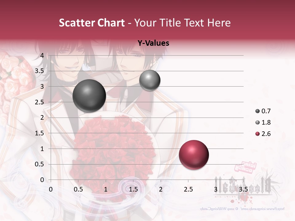 A Couple Holding A Bouquet Of Roses Powerpoint Template PowerPoint Template