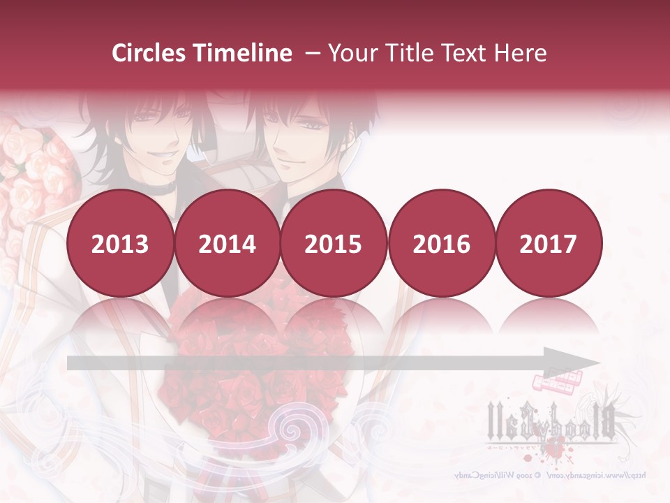 A Couple Holding A Bouquet Of Roses Powerpoint Template PowerPoint Template