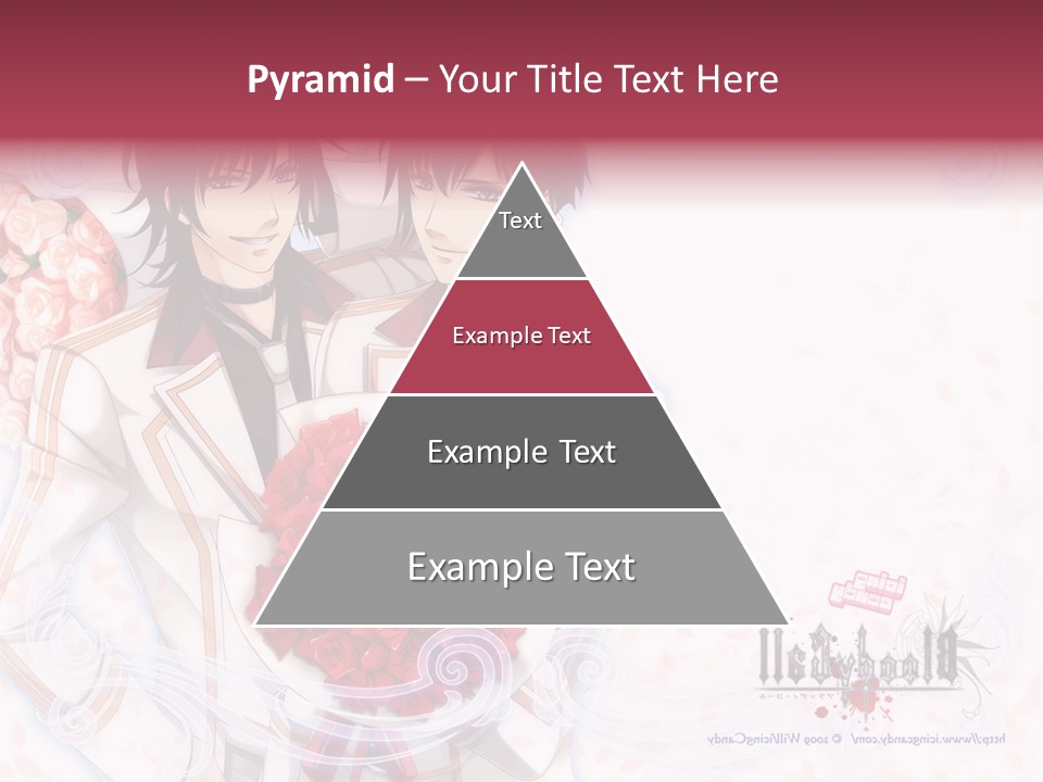 A Couple Holding A Bouquet Of Roses Powerpoint Template PowerPoint Template