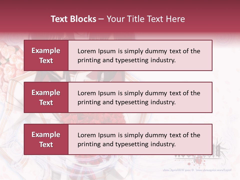 A Couple Holding A Bouquet Of Roses Powerpoint Template PowerPoint Template