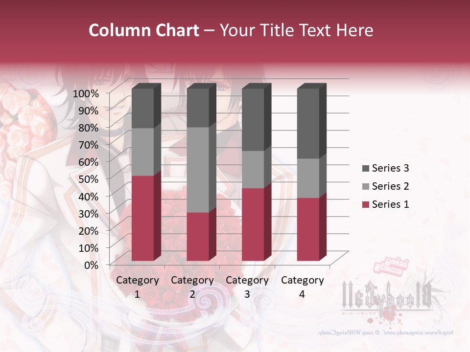 A Couple Holding A Bouquet Of Roses Powerpoint Template PowerPoint Template