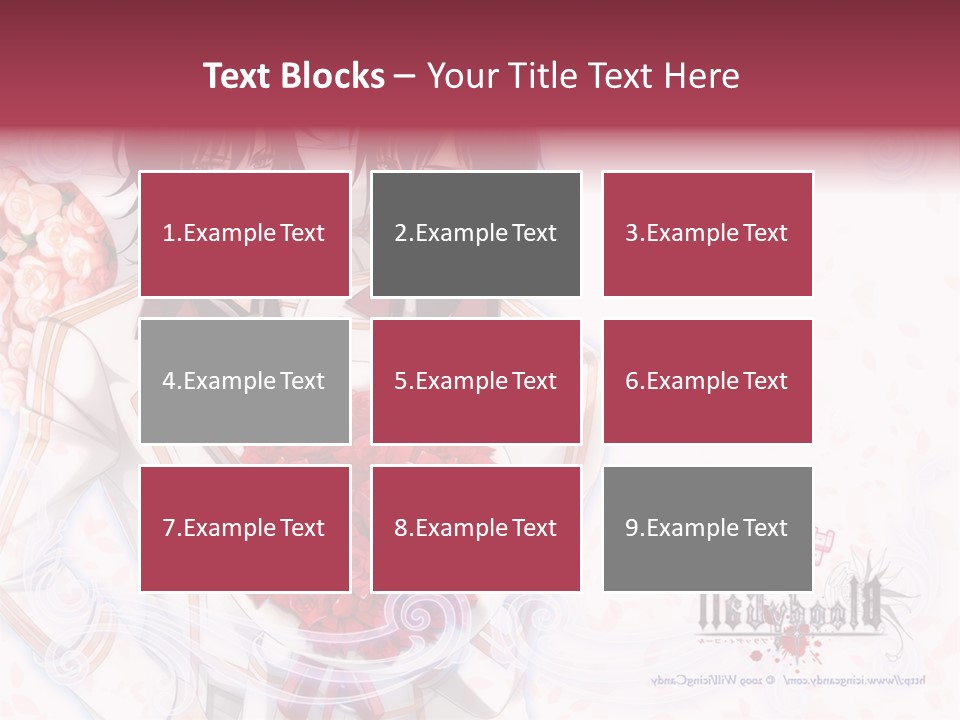 A Couple Holding A Bouquet Of Roses Powerpoint Template PowerPoint Template