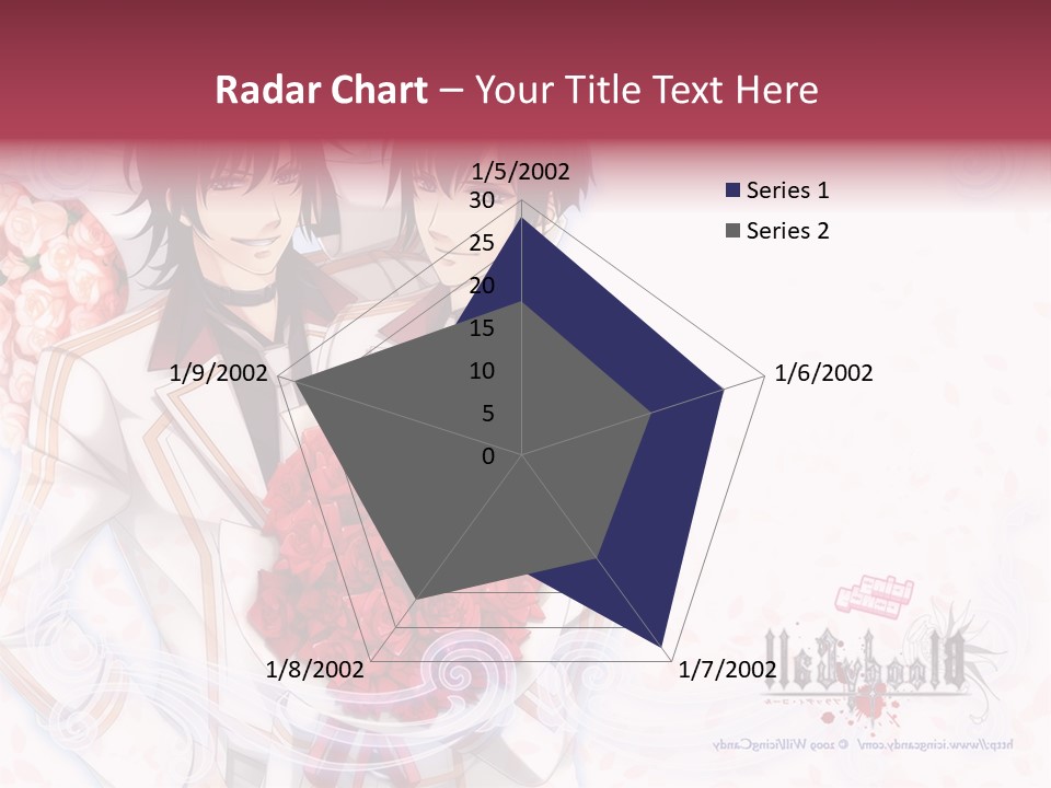 A Couple Holding A Bouquet Of Roses Powerpoint Template PowerPoint Template