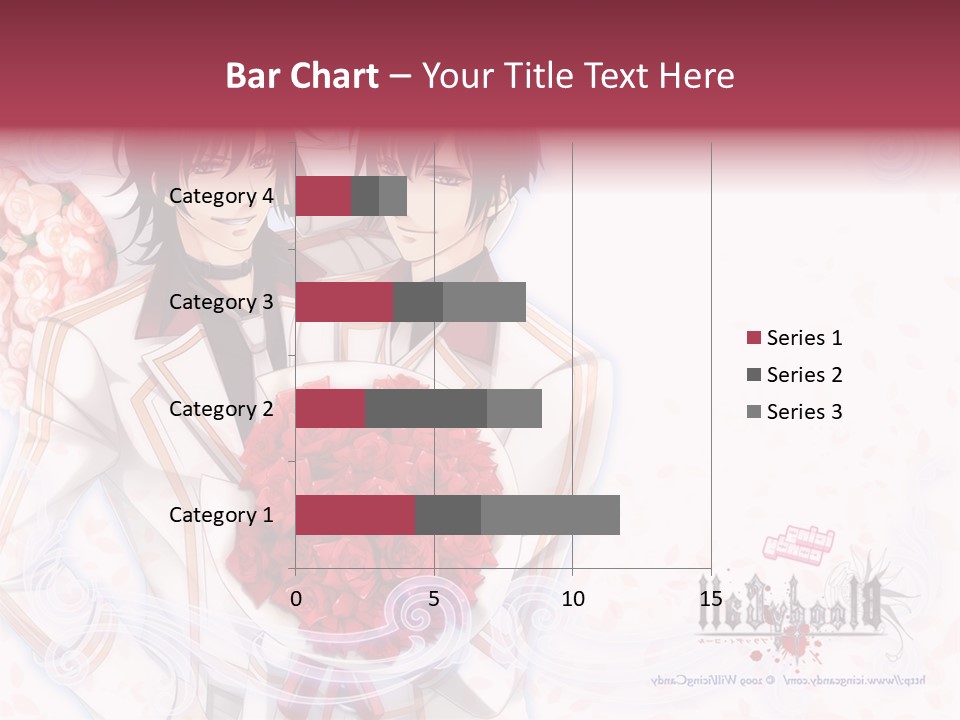 A Couple Holding A Bouquet Of Roses Powerpoint Template PowerPoint Template