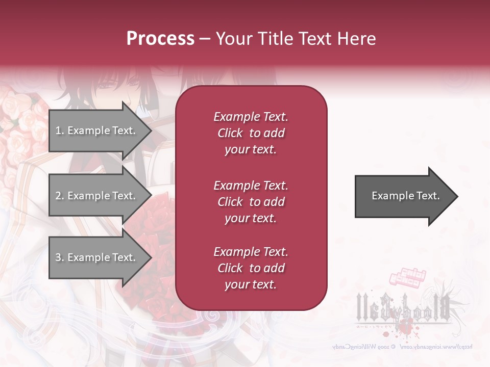 A Couple Holding A Bouquet Of Roses Powerpoint Template PowerPoint Template