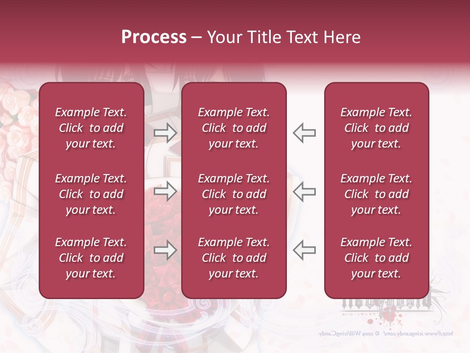A Couple Holding A Bouquet Of Roses Powerpoint Template PowerPoint Template