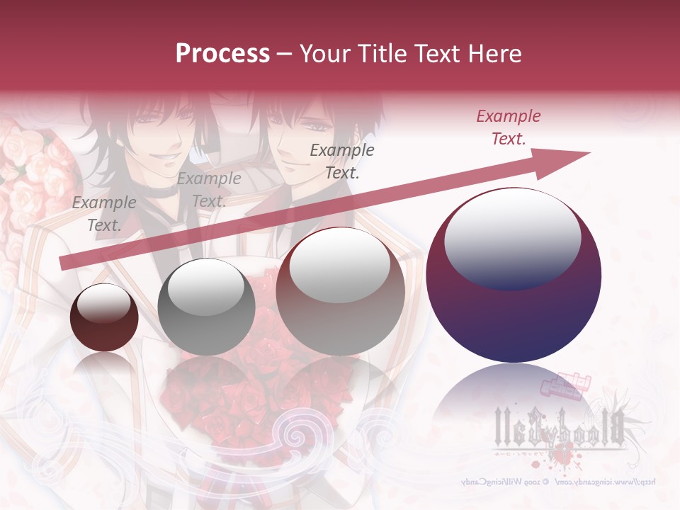 A Couple Holding A Bouquet Of Roses Powerpoint Template PowerPoint Template