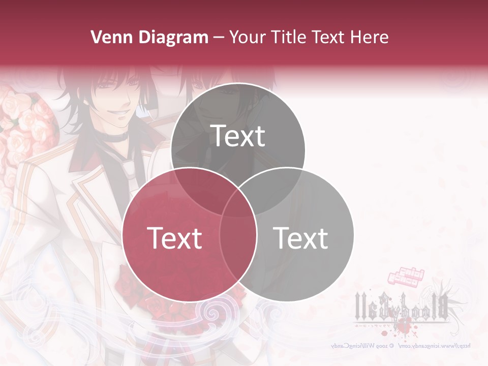 A Couple Holding A Bouquet Of Roses Powerpoint Template PowerPoint Template