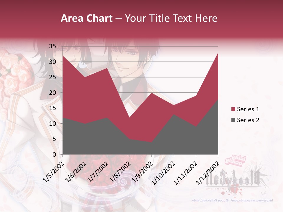 A Couple Holding A Bouquet Of Roses Powerpoint Template PowerPoint Template