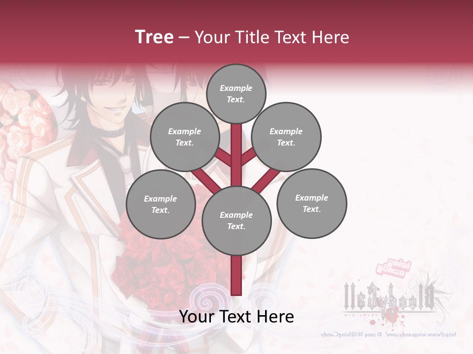 A Couple Holding A Bouquet Of Roses Powerpoint Template PowerPoint Template