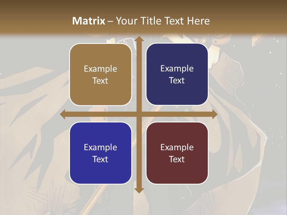 A Man With A Sword And A Hat On His Head PowerPoint Template