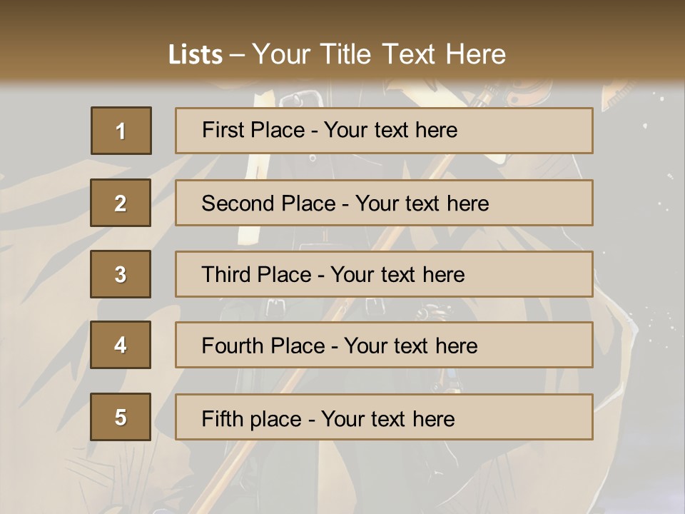 A Man With A Sword And A Hat On His Head PowerPoint Template