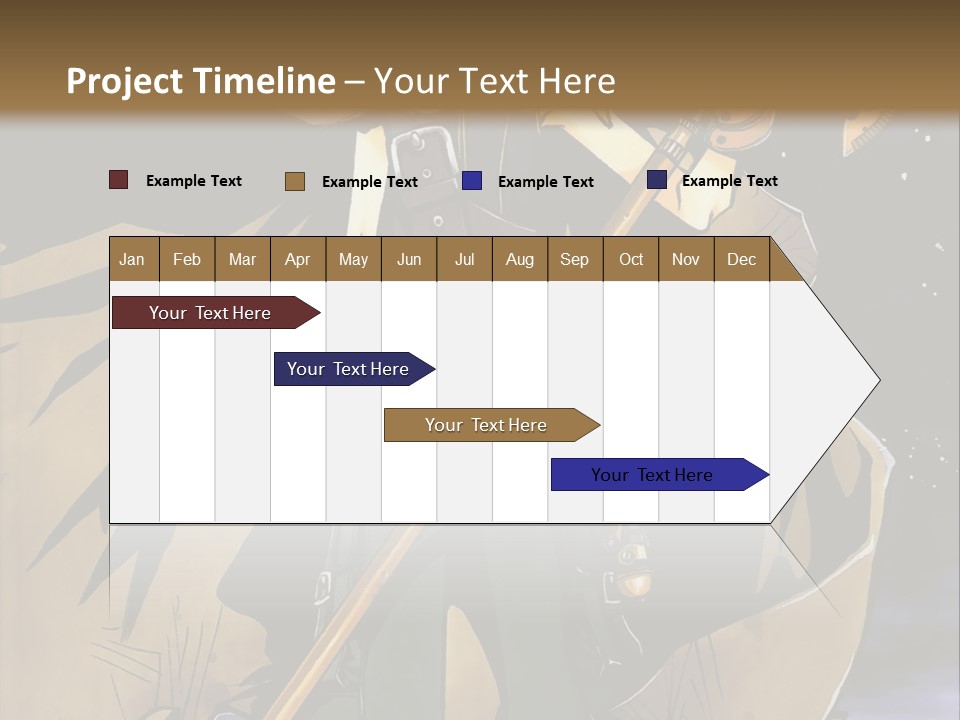 A Man With A Sword And A Hat On His Head PowerPoint Template