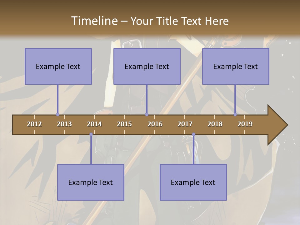 A Man With A Sword And A Hat On His Head PowerPoint Template