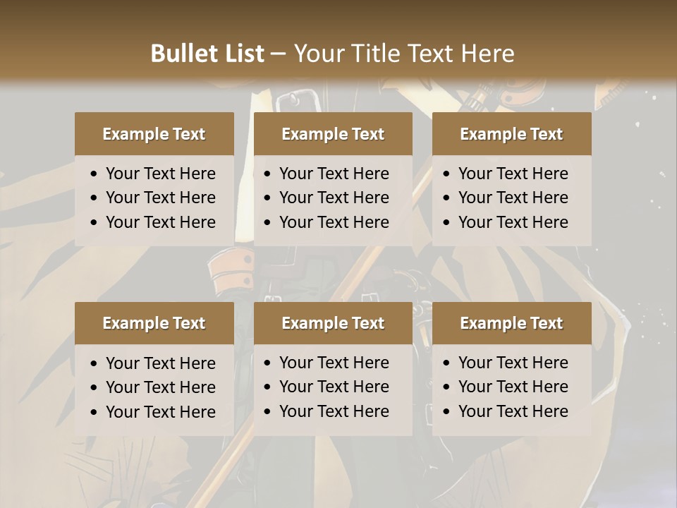 A Man With A Sword And A Hat On His Head PowerPoint Template