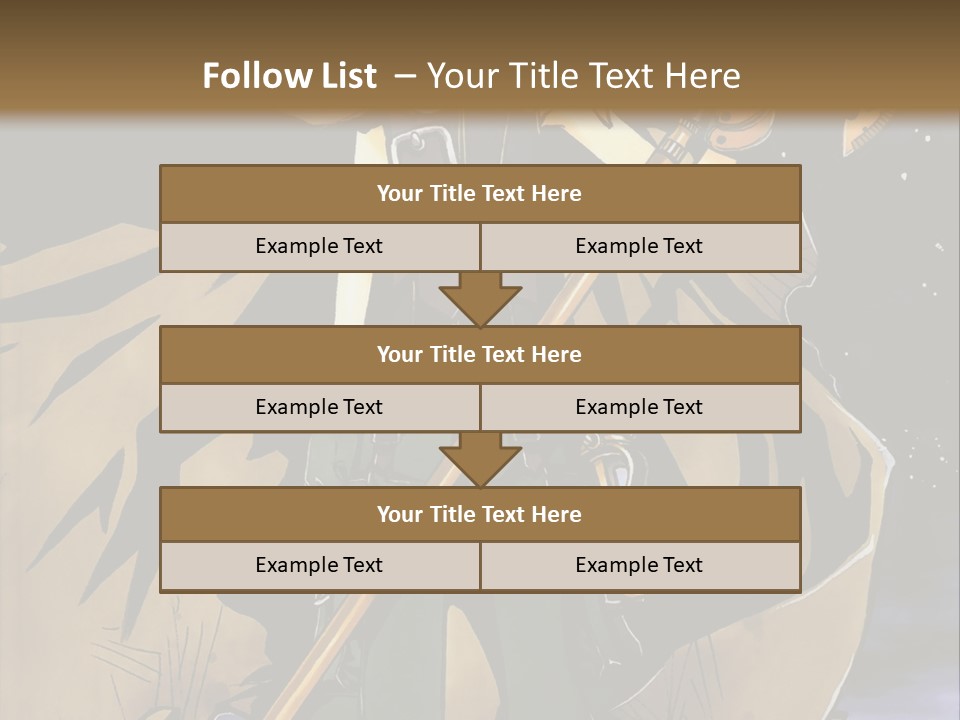A Man With A Sword And A Hat On His Head PowerPoint Template