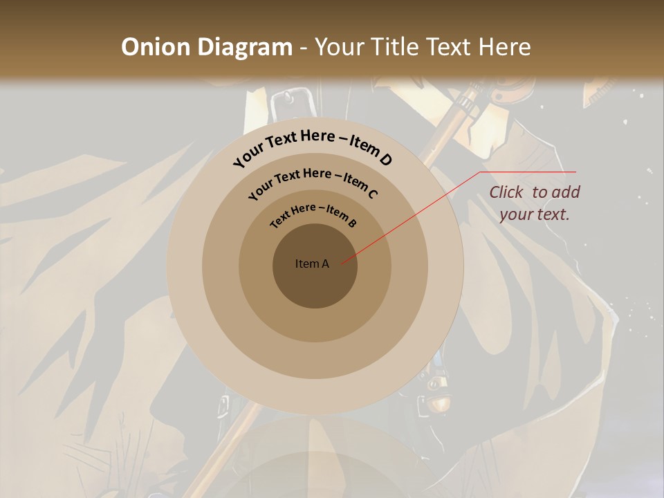 A Man With A Sword And A Hat On His Head PowerPoint Template