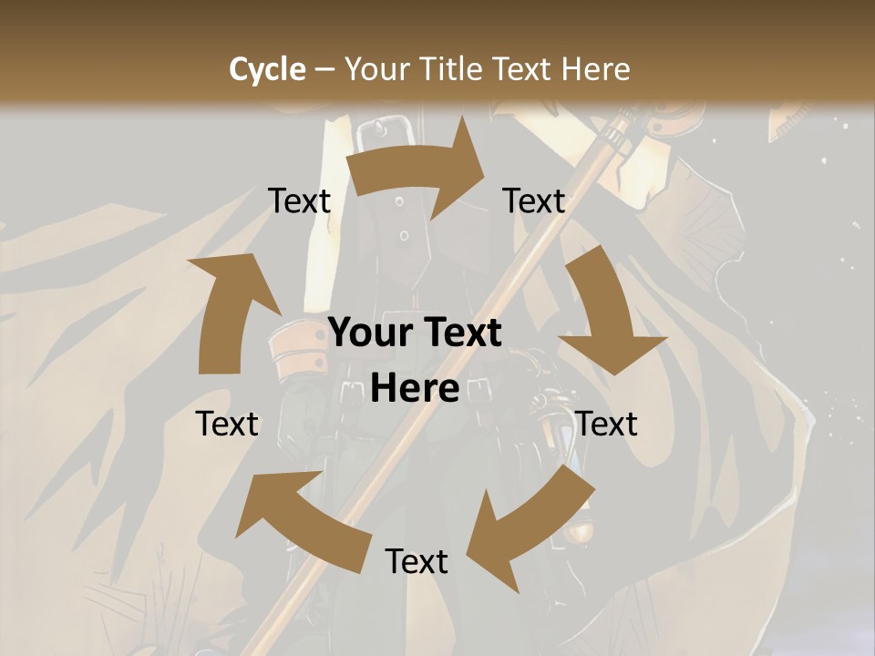 A Man With A Sword And A Hat On His Head PowerPoint Template