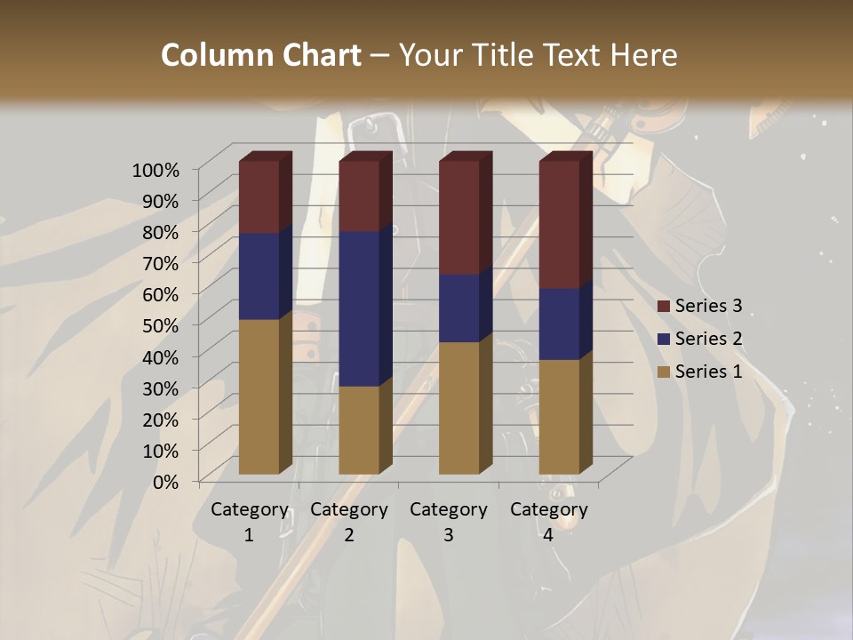 A Man With A Sword And A Hat On His Head PowerPoint Template