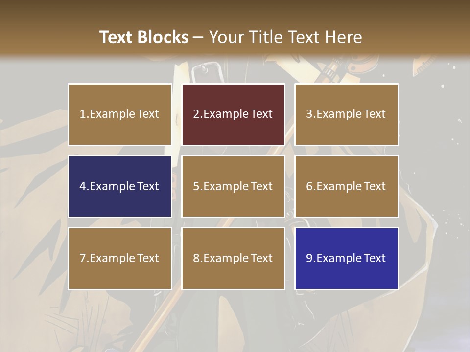 A Man With A Sword And A Hat On His Head PowerPoint Template