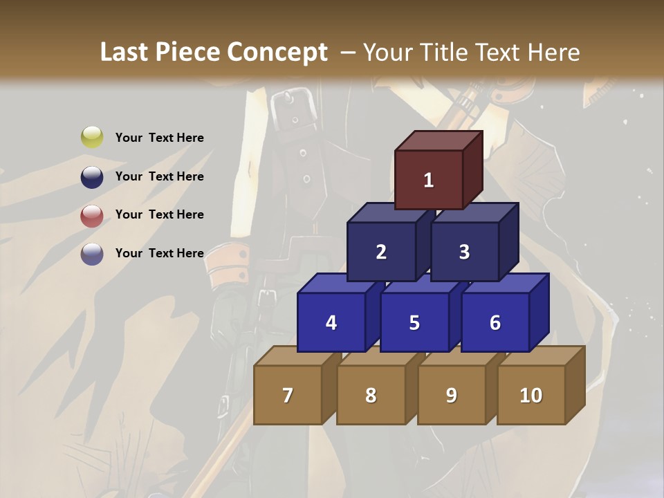 A Man With A Sword And A Hat On His Head PowerPoint Template