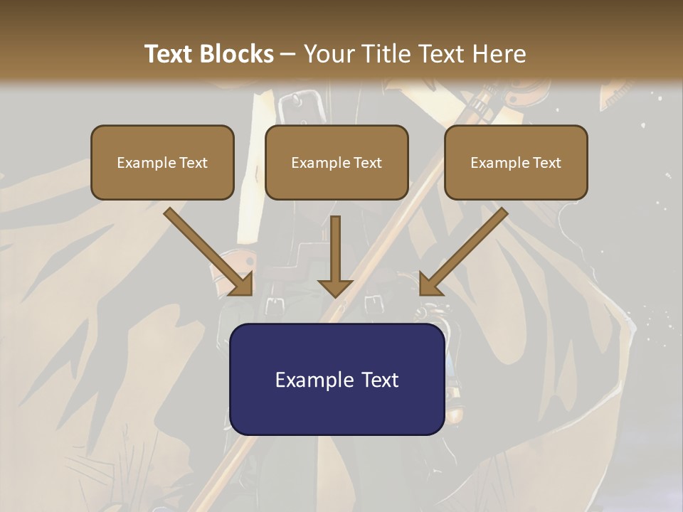 A Man With A Sword And A Hat On His Head PowerPoint Template