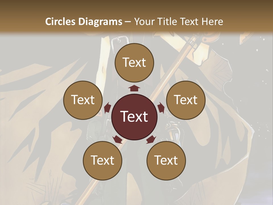 A Man With A Sword And A Hat On His Head PowerPoint Template