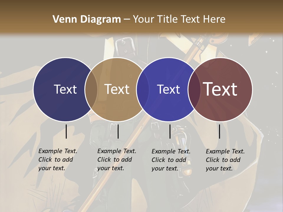 A Man With A Sword And A Hat On His Head PowerPoint Template