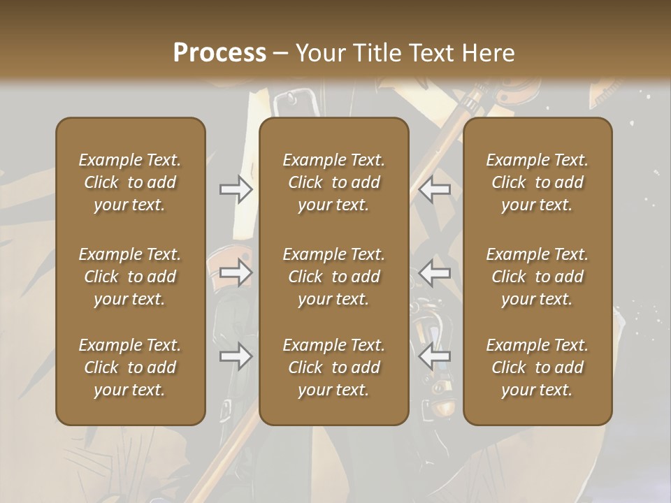 A Man With A Sword And A Hat On His Head PowerPoint Template