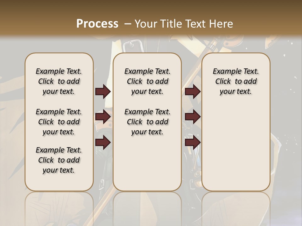 A Man With A Sword And A Hat On His Head PowerPoint Template