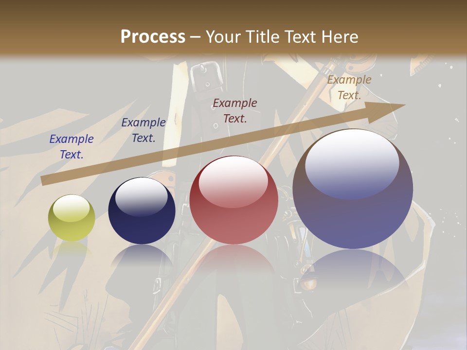 A Man With A Sword And A Hat On His Head PowerPoint Template